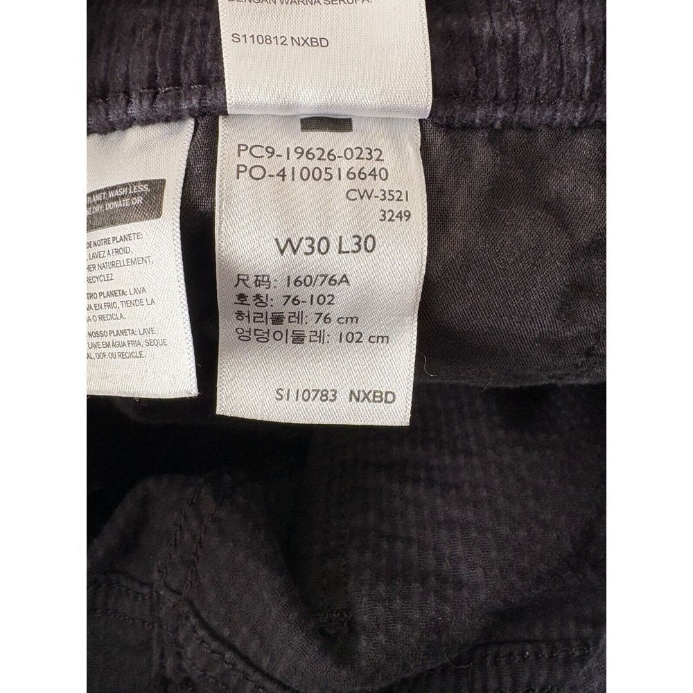 Levi's Womens 311 SHAPING SKINNY CORDUROY PANTS  Size 30 Soft‎ Black - Picture 9 of 11
